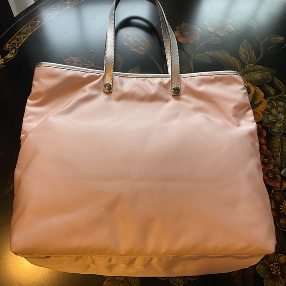 Prada Pink and Silver Palm Tree Tote Bag - Picture 7 of 8